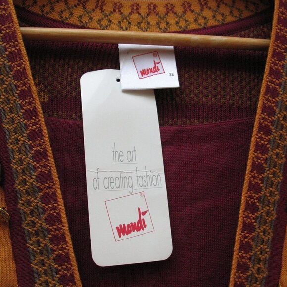 NWT Vintage 80's Knit Top Sweater - Picture 8 of 8